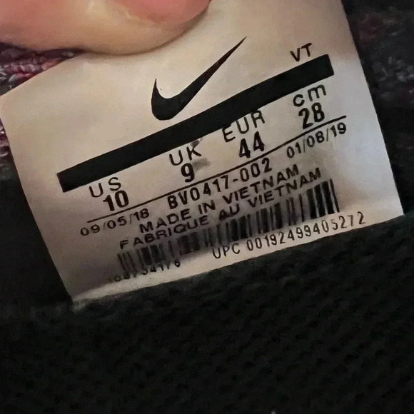 NIKE EPIC PHANTOM REACT V1 (WHITE/BLACK-UNI RED) - Picture 6 of 7